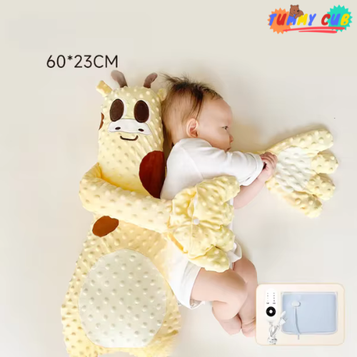 Yooso® Oreiller en Peluche Apaisant pour Bébé - Girafe