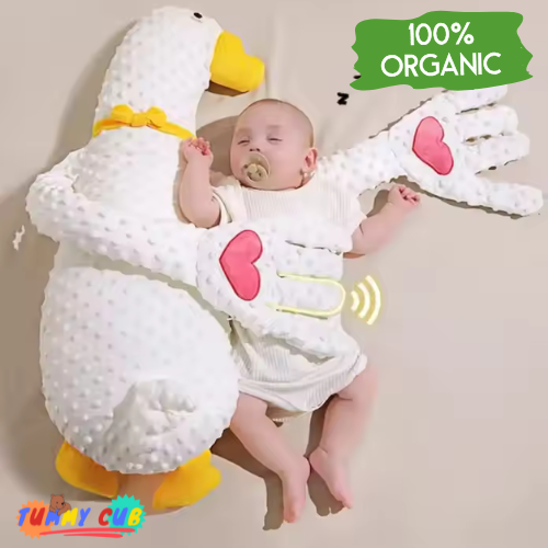 Yooso® Oreiller en Peluche Apaisant pour Bébé - Oie