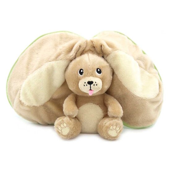 Flipetz Peluche 2 en 1 - Chien & Pomme