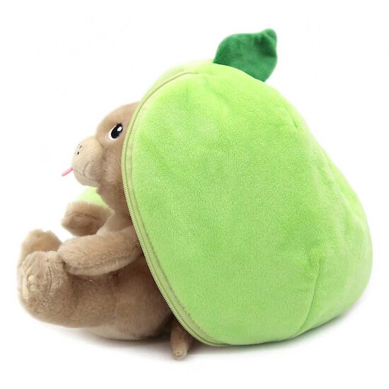 Flipetz Peluche 2 en 1 - Chien & Pomme