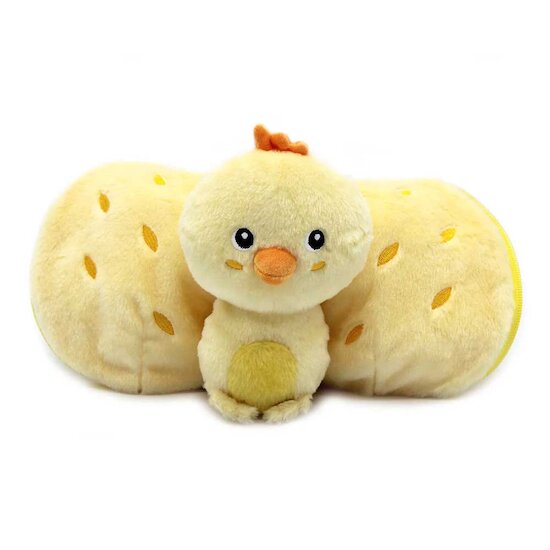 Flipetz Peluche 2 en 1 - Poussin & Ananas