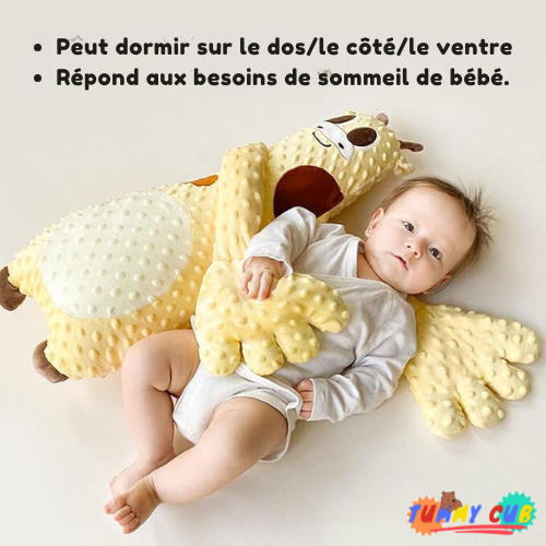 Yooso® Oreiller en Peluche Apaisant pour Bébé - Girafe