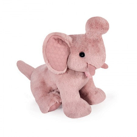 Peluche éléphant Rose - Preppy Chic- 35 cm